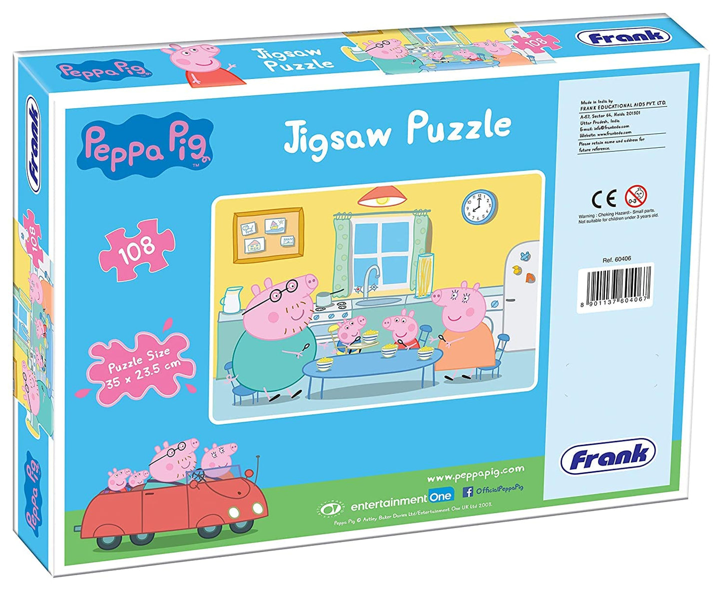 Frank Peppa Pig 108 Piece Jigsaw Puzzle for Kids for Age 6 Years Old and Above