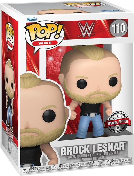 Funko Pop! WWE : Brock Lesnar #110 With Soft Protector Case