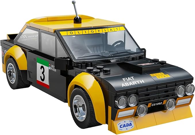 Cada Bricks 1/20 Fiat Abarth 131 With Remote Control & Bluetooth App Support
