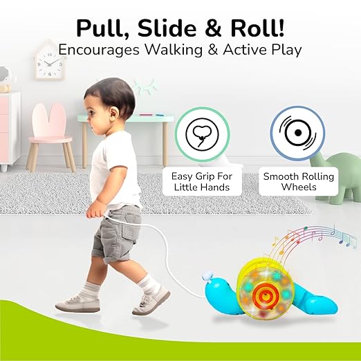 R for Rabbit Snail Tune ( Blue Yellow )