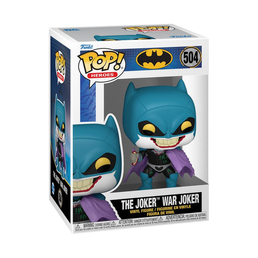 Funko Pop! Heroes The Joker War Joker #504 With Soft Protector Case