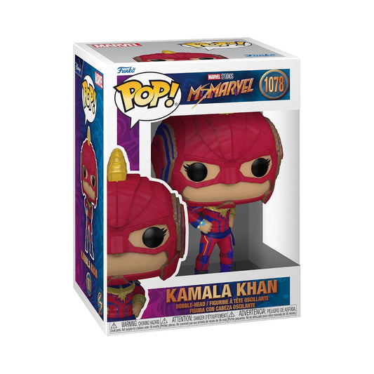 Funko Pop! Ms. Marvel : Kamala Khan #1078 With Soft Protector Case
