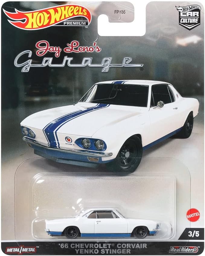 Hot Wheels Premium Jay Leno's Garage Set Of 5 With Card Protectors [ Import ]