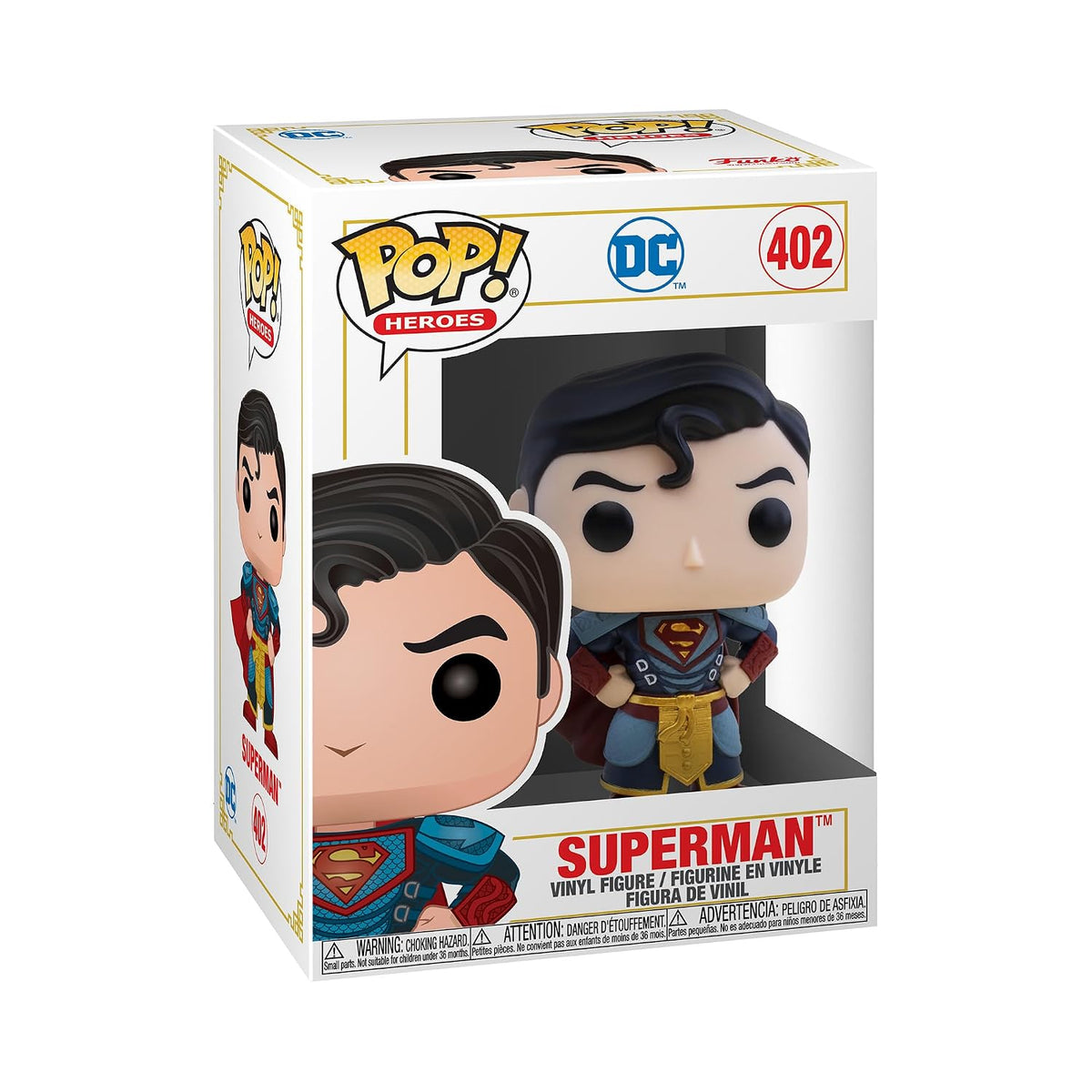Funko Pop! Heroes : DC : Superman #402 With Soft Protector Case