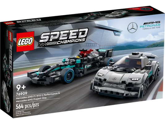 Lego  Speed Champions Mercedes-AMG F1 W12 E Performance & Mercedes-AMG Project One 76909