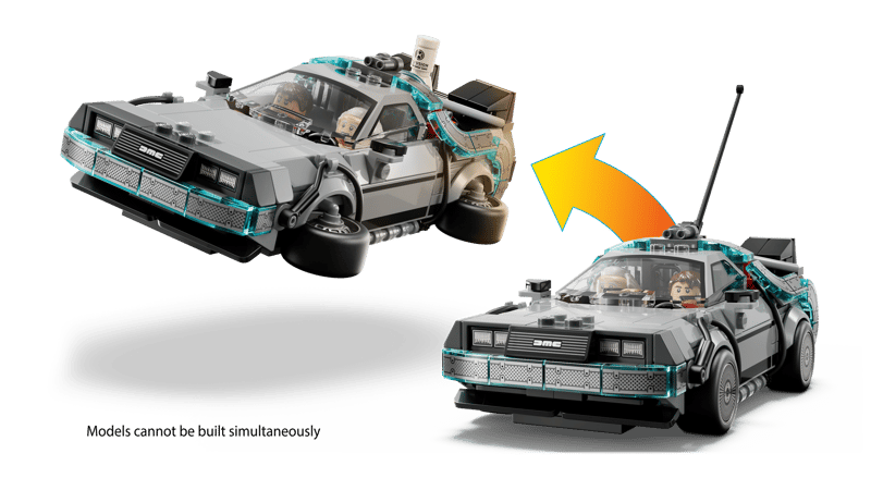 Lego Speed Champions Time Machine From Back To The Future #77256