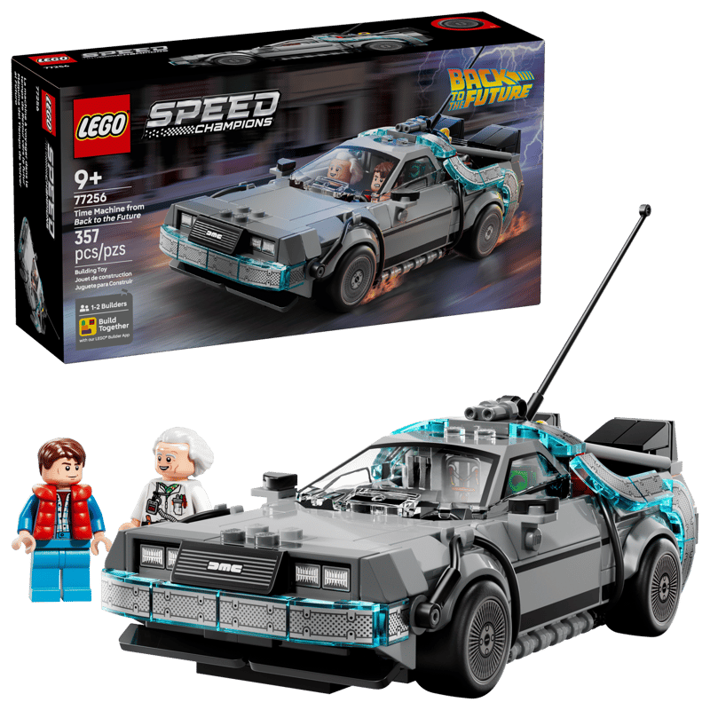 Lego Speed Champions Time Machine From Back To The Future #77256