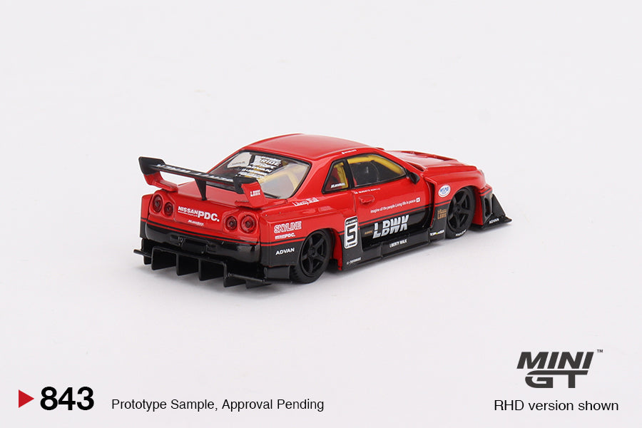 Mini GT Nissan LB-ER34 Super Sihouette Skyline