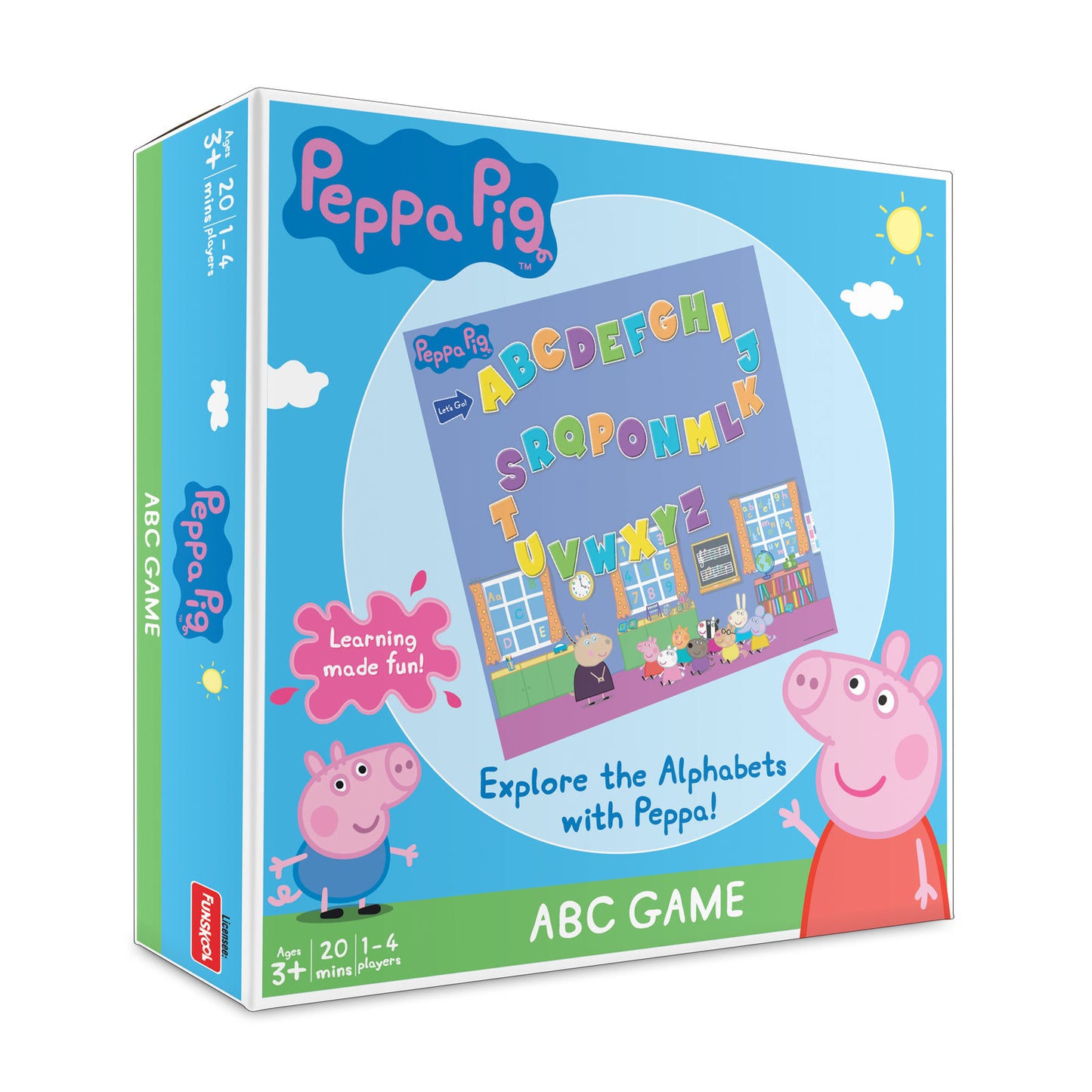 Funskool Peppa Pig ABC Game Toy World funskool-peppa-pig-abc-game-toy-world