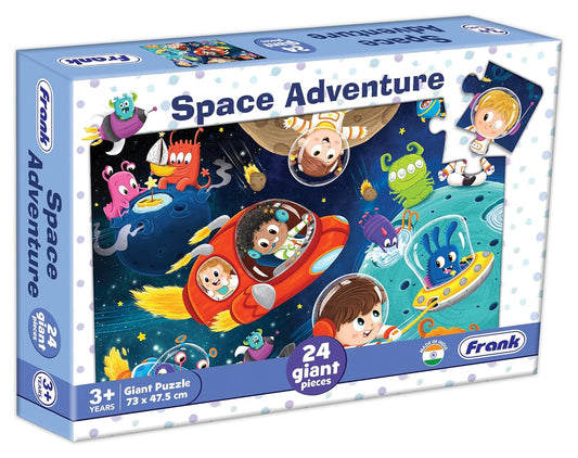 Frank Space Adventure Giant Floor Jigsaw Puzzle for Preschool Kids Age 3 Years Old & Above