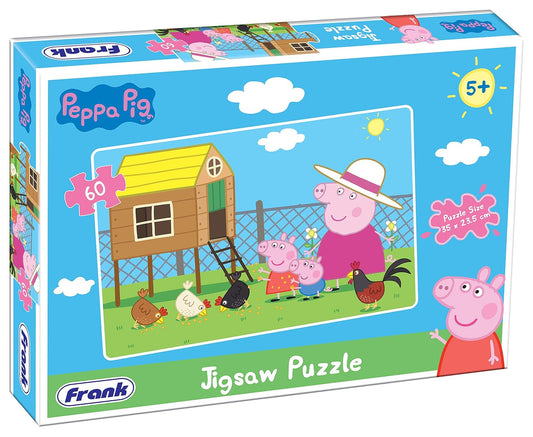 Frank Peppa Pig Jigsaw Puzzle (60 Pieces) for Kids Above 5+ Years