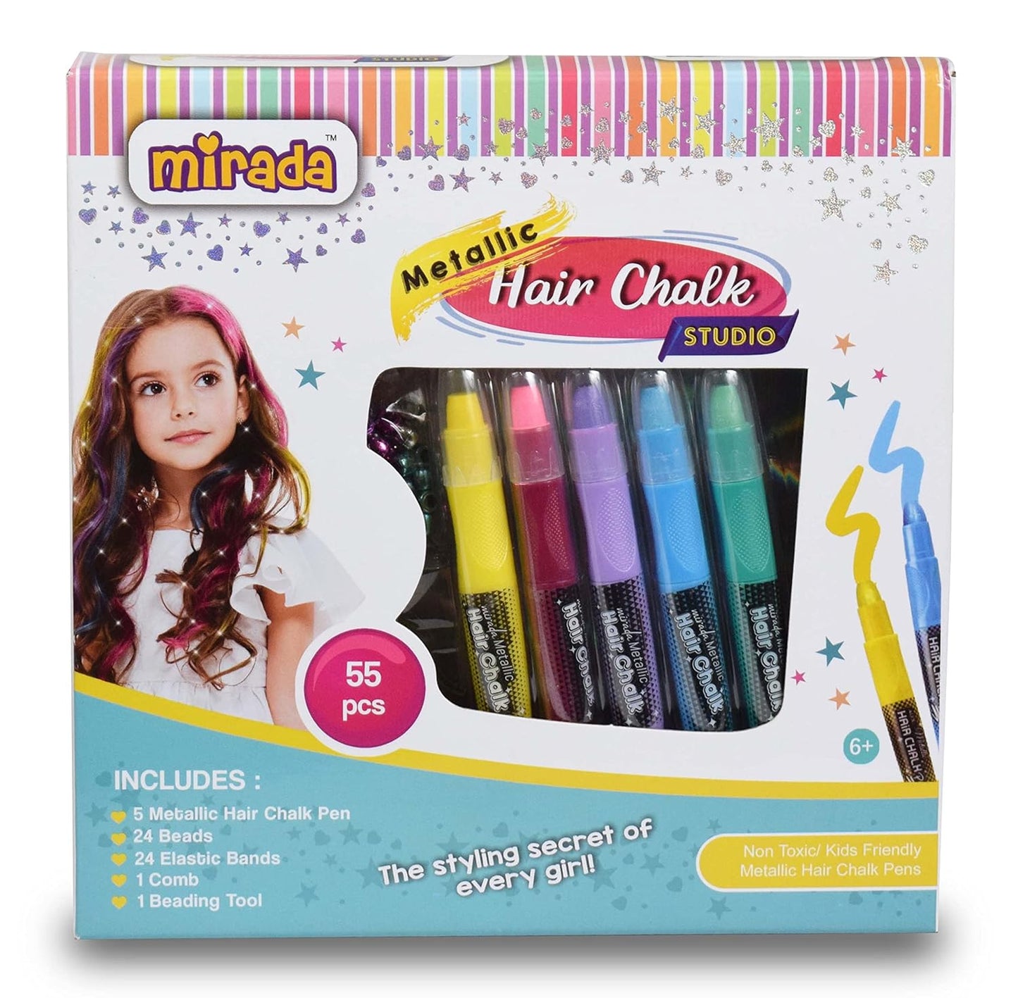 Mirada Metallic Hair Chalk Studio