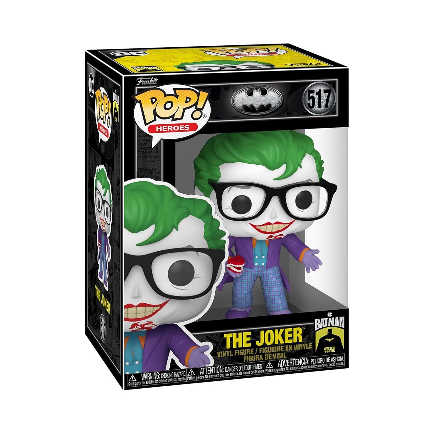 Funko Pop! Heroes The Joker #517 With Soft Protector Case