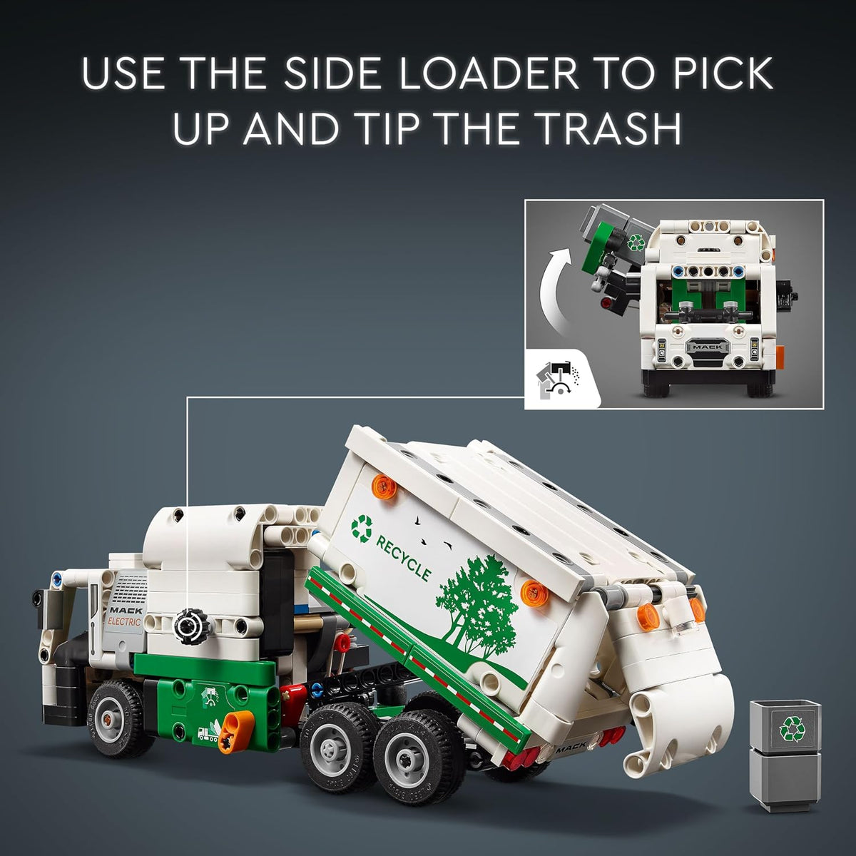 Lego Technic Mack LR Electric Garbage Truck #42167