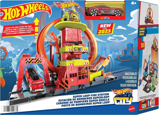 Hot Wheels City Fire Station with Super Loop