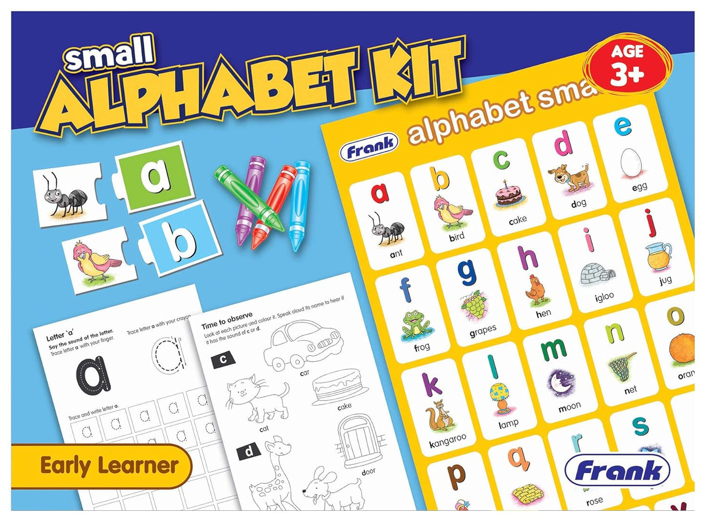 Frank Small Alphabet Kit Puzzle for Kids age 3Y+