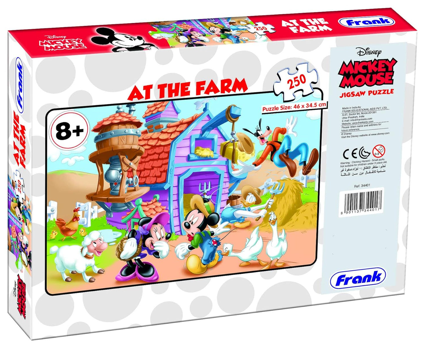 Frank Disney Mickey Mouse - At The Farm Jigsaw Puzzle (250 Pc)