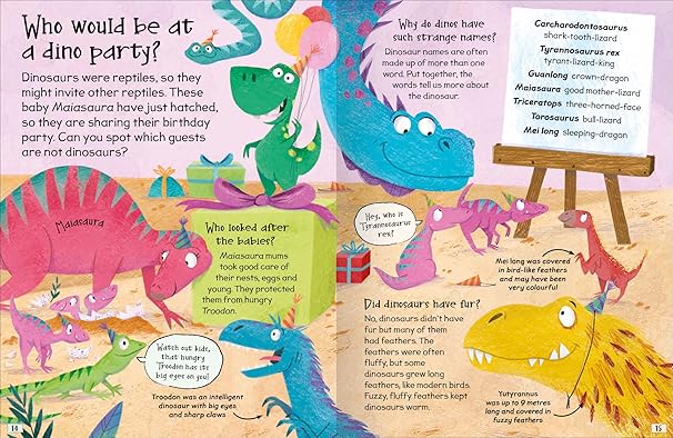 Miles Kelly Dinosaurs & Prehistoric Life Curious Questions & Answers