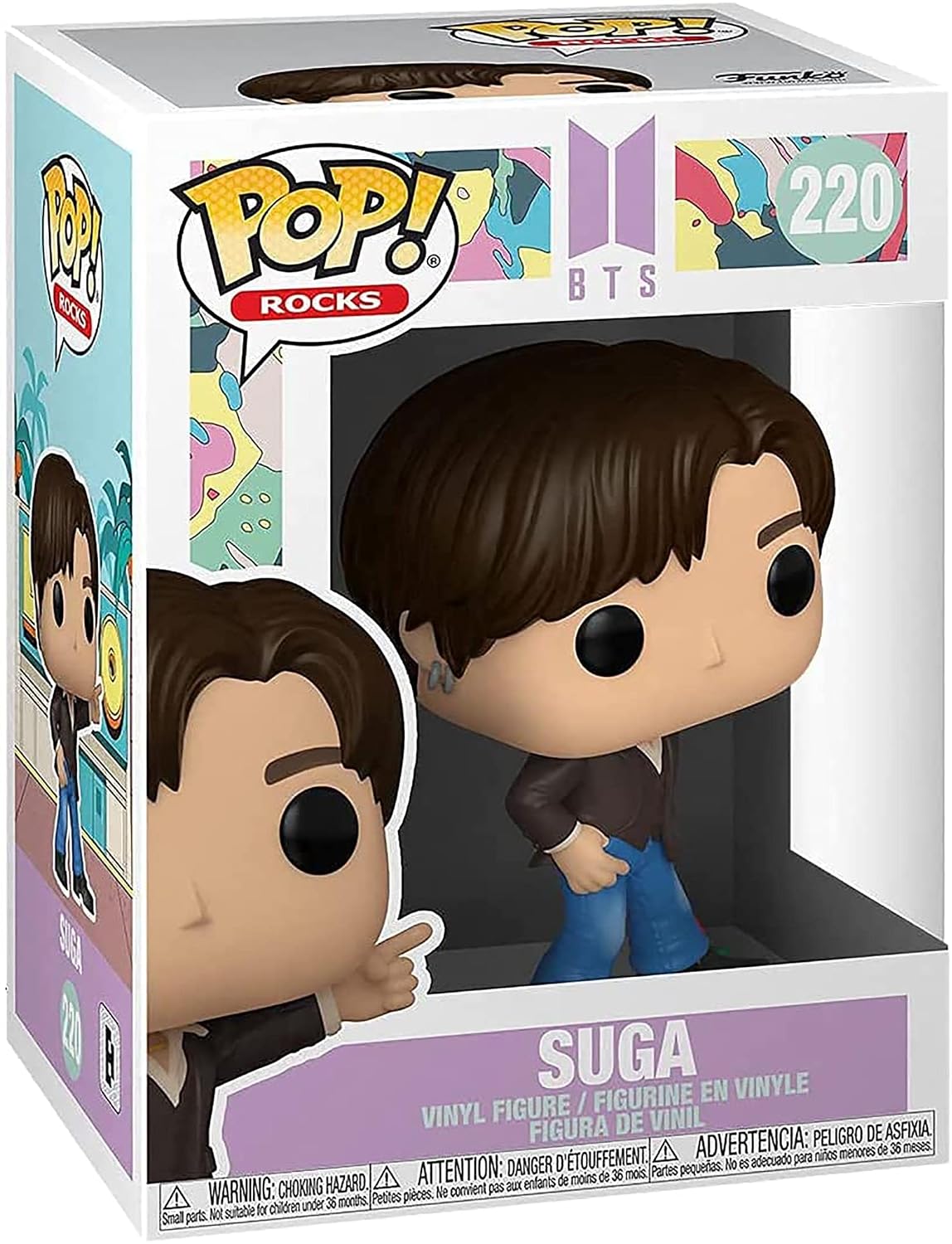 Funko Pop! BTS : Suga #220 With Soft Protector Case