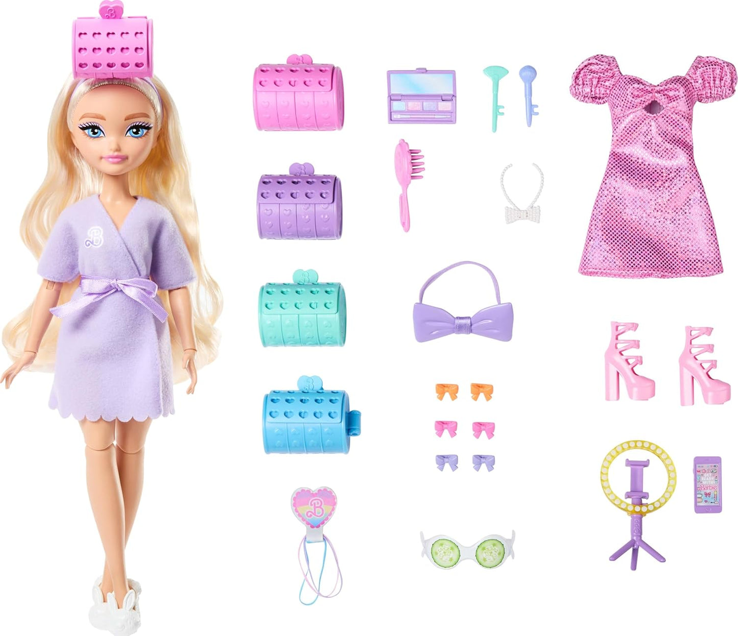 Barbie Dream Besties Get Ready With Barbie Doll & Accessories JGG38