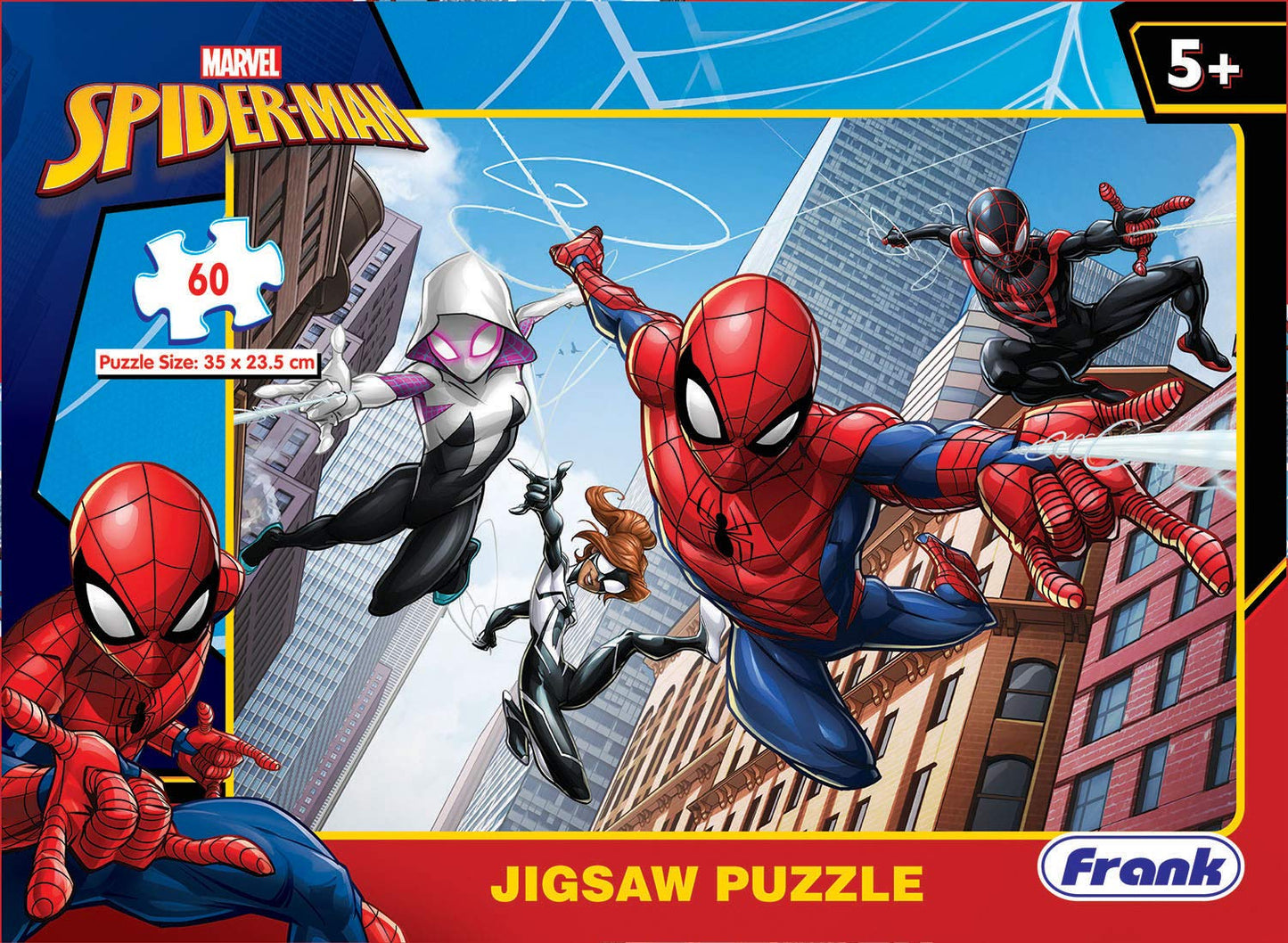 Frank Marvel Spider-Man Jigsaw Puzzle (60 Pieces) for Kids Above 5+ Years