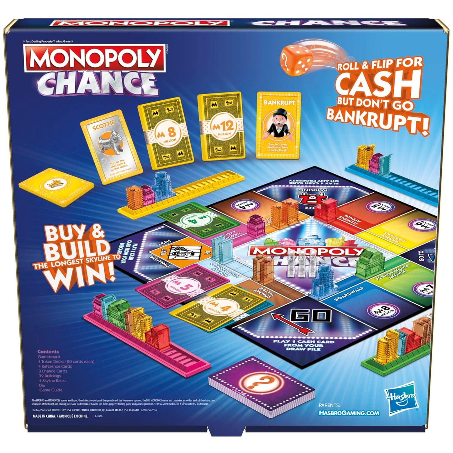 Hasbro Monopoly Chance Board Game