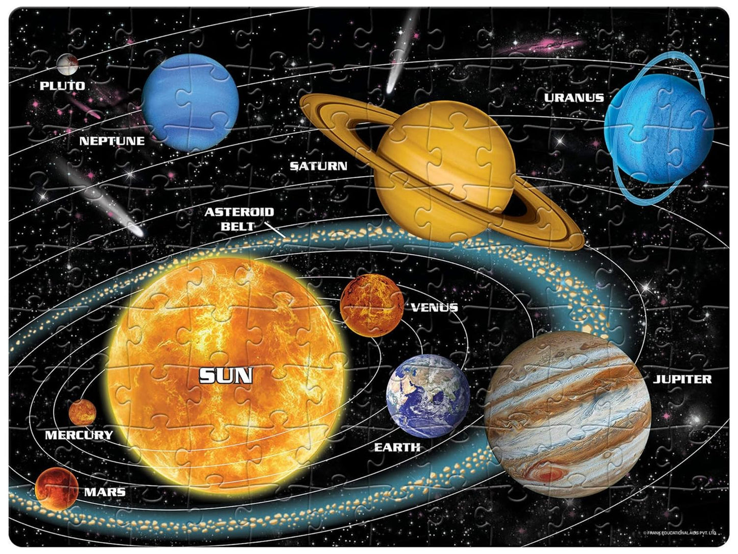 Frank Solar System Outer Space Puzzle for 6 Year and Above