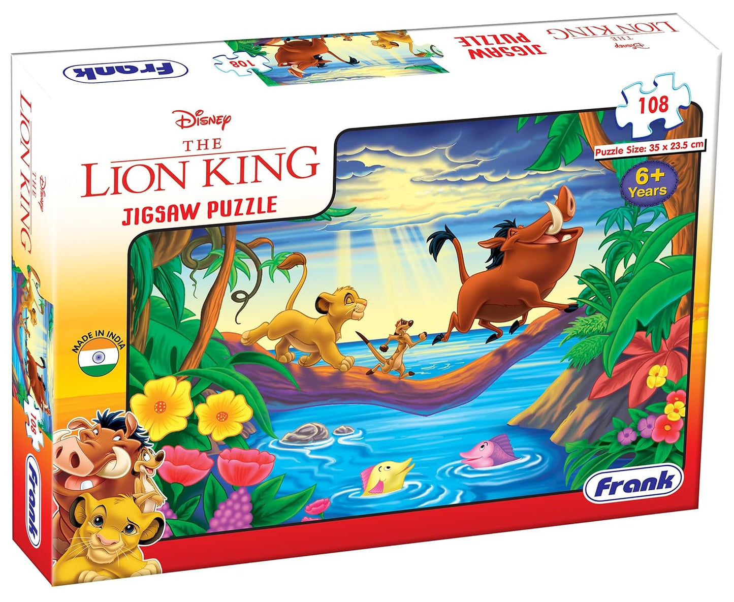 Frank Disney The Lion King Jigsaw Puzzle (108 Pieces) for Kids Above 6+ Years