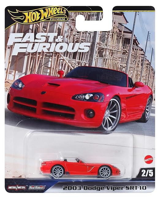 Hot Wheels Premium Fast & Furious Set Of 5 With Card Protectors [ Import ]