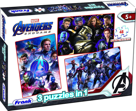 Frank Avengers End Game 3 In 1 Puzzle for Kids age 5Y+