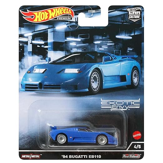 Hot Wheels Premium Exotic Envy 2022 Set Of 5 With Card Protectors [ Import ]