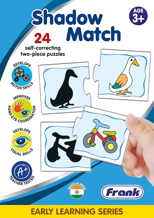 Frank Shadow Match 24 Self-Correcting Two-Piece Puzzles