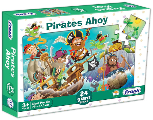 Frank Pirates Ahoy Sea Adventure Giant Floor Jigsaw Puzzle (24 Cardboard Pieces) for Kids Age 3 Years Old & Above