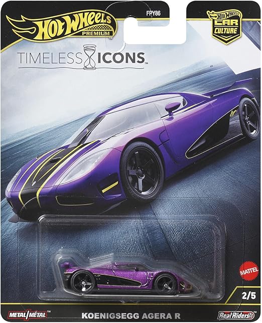 Hot Wheels Premium Car Culture Timeless Icons Set Of 5 Cars [ Import ]