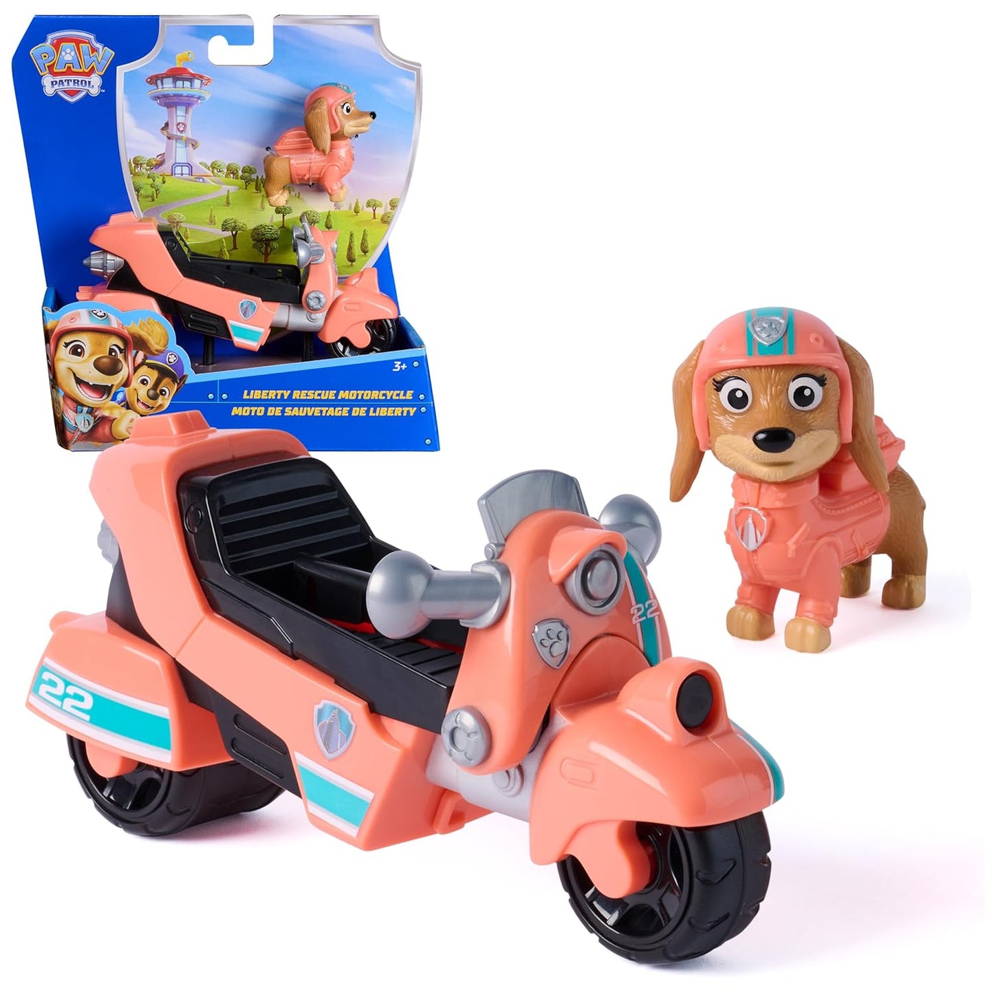Paw Patrol Liberty Rescue Motorcycle