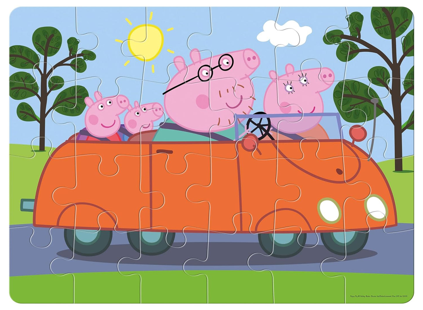 Frank Peppa Pig (24 Pieces) Jigsaw Puzzle for Kids Above 3+ Years