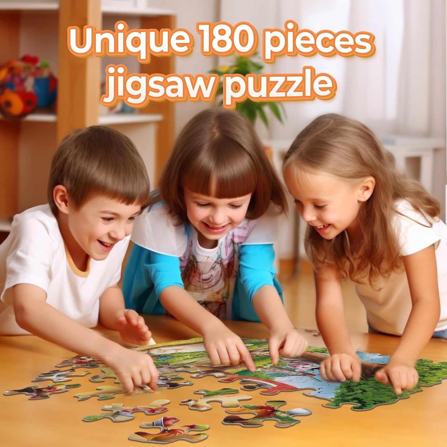 Unik Play Go Crazy Jigsaw Puzzle for Kids and Adults Age 6 to 99 Years