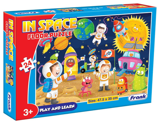 Frank in Space Floor Puzzle (24 Pieces) | Fun & Educational Toy for Kids 3+ Year Old