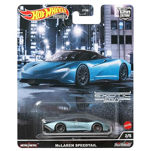 Hot Wheels Premium Exotic Envy 2022 Set Of 5 With Card Protectors [ Import ]