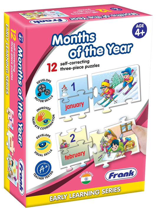 Frank Months of The Year Puzzle for Kids for Age 4 Years Old and Above