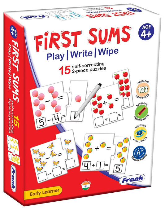 Frank First Sums Activity Puzzles for Kids Age 4 Years Old & Above