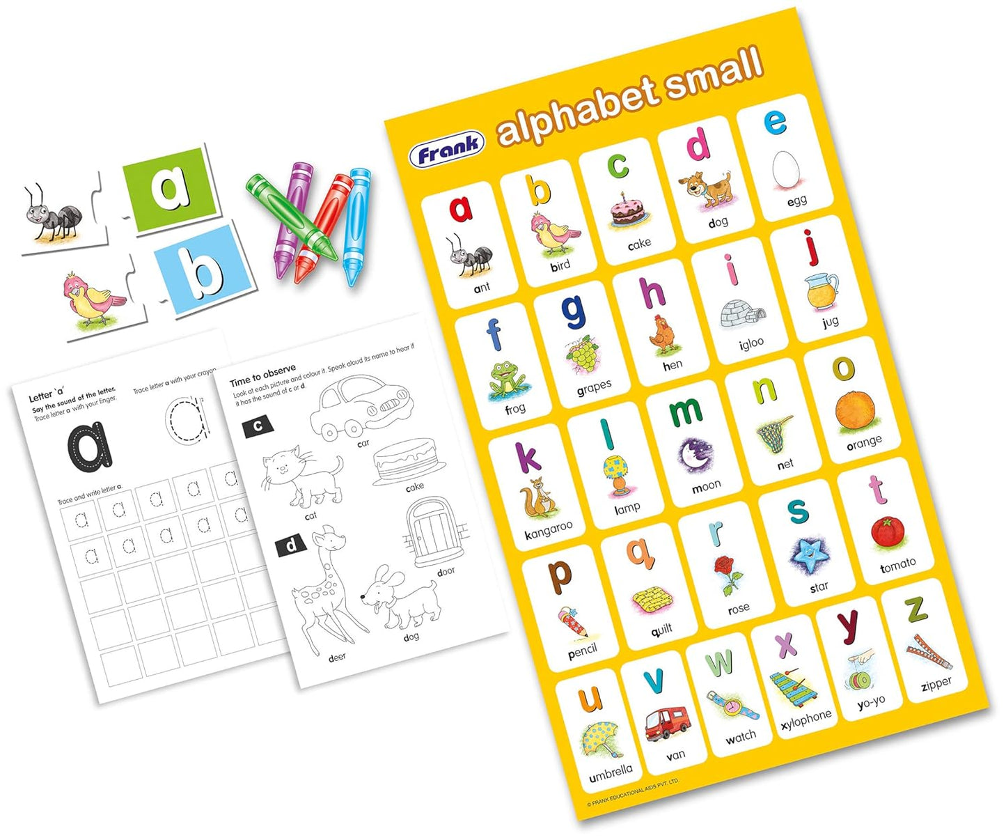 Frank Small Alphabet Kit Puzzle for Kids age 3Y+