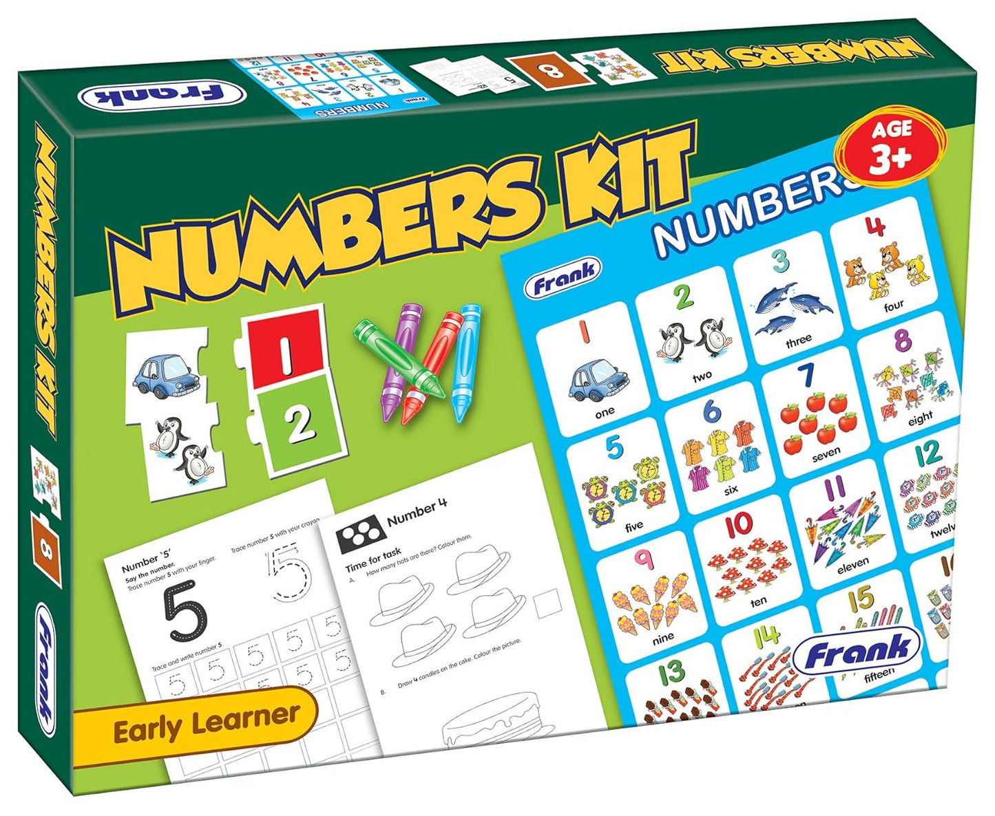 Frank Numbers Early Learning Educational Kit | Age 3 Year Old & Above