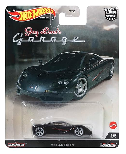 Hot Wheels Premium Jay Leno's Garage Set Of 5 With Card Protectors [ Import ]