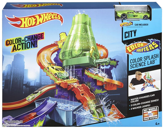 Hot Wheels Color Splash Science Lab Playset