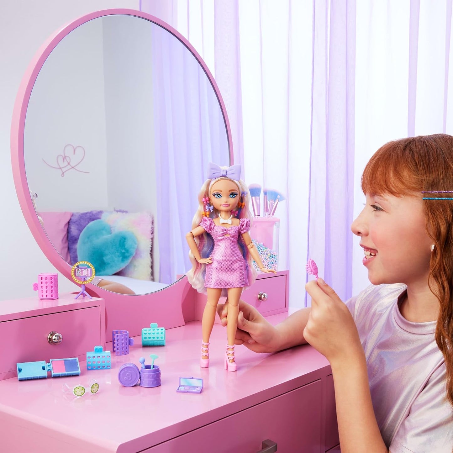 Barbie Dream Besties Get Ready With Barbie Doll & Accessories JGG38