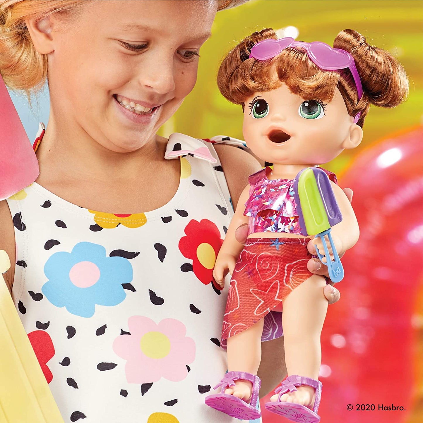 Baby Alive Sunshine Snacks Brown Hair Doll