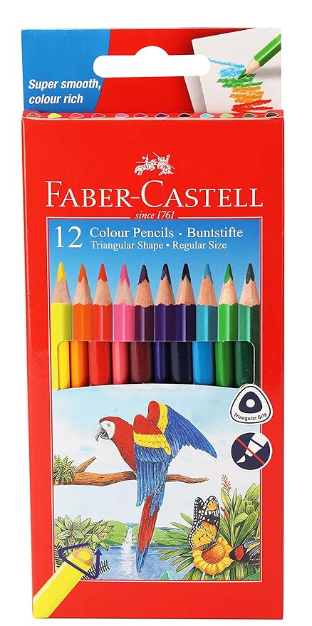 Faber-Castell 12 Colour Pencils