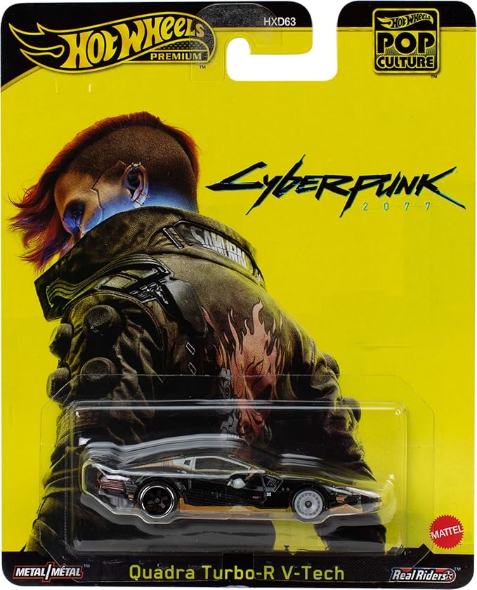 Hot Wheels Pop Culture Cyberpunk 2077 Quadra Turbo-R V-Tech