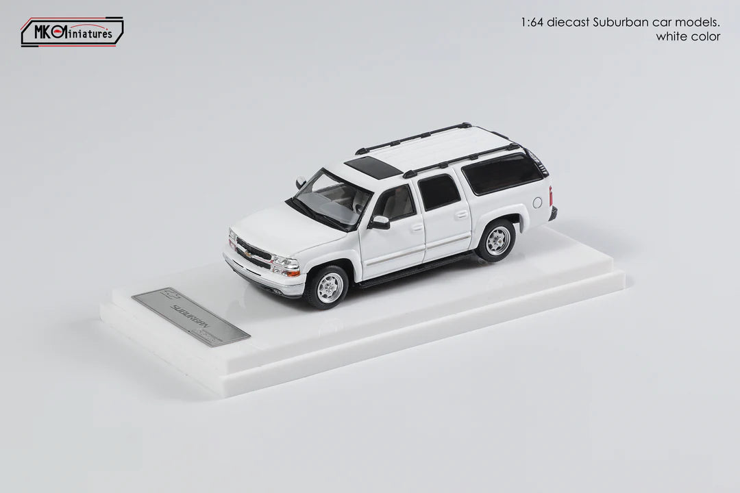MK Miniatures 1/64 Chevrolet Suburban With Acrylic Case & Polishing Cloth